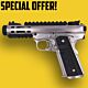 WE Galaxy 1911 Gas Blowback Pistol (Silver Frame - Silver Slide)