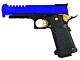 Armorer Works Custom 5.1 Hi-Capa GBBP (Gold - Black Frame - AW-HX2701 BLUE)
