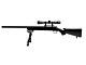 Snow Wolf VSR-10 Spring Sniper Rifle with Scope and Bipod (Black - SW-10B++)