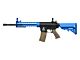Lancer Tactical M4 LT-12K Keymod AEG Rifle (Inc. Battery and Smart Charger - Blue - V2)