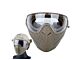 Big Foot Piloteer Vented Full Face Mask (Clear Lens - Tan)