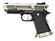 WE HI-CAPA 3.8 Bronrosaurus GBB Pistol (Silver Silde)