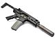 AA/APFG MCX Rattler SOCOME PDW Style Gas Blowback Rifle (Black)