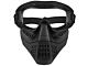 Big Foot Lower Vented Full Face Mask (Clear Lens - Black)