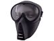 Big Foot Small Flying Mask with Nylon Goggle (Black)