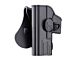 Amomax ROT360 Series Holster for Series 19 Pistol (Polymer - Left - Black)