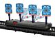 ACM Automatic Reset Target with Digital Display and Electric Glider (4 Target)