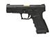 WE GP1799 GBB Pistol (T5 - Black - Gold Barrel - Metal Slide)