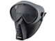 Big Foot Small Flying Mask with Mesh Goggle (Round Mesh) (Black)