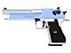 HFC HG-195 Israeli GBB Pistol (Silver - HG-195S - Blue)
