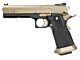 Armorer Works Custom Hi-Capa GBBP (Split FDE Slide - Black Frame - AW-HX1003)