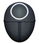 ACM Squid TV drama Guard Face Mask (CIRCLE - Hard Black Mask)