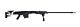Barrett Snow Wolf M98B MRAD Electric Sniper Rifle BK with Bipod (SW-017BK)