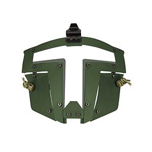 Big Foot Spartan Clear Glass Face Mask (OD)