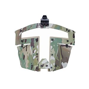 Big Foot Spartan Clear Glass Face Mask (Multicam)