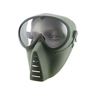 Big Foot Small Flying Mask with Nylon Goggle (OD)