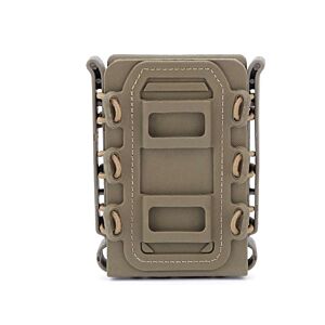 Big Foot M4/AK Fast Magazine Pouch (Polymer - Adjustable Elasticated Retention - Tan)