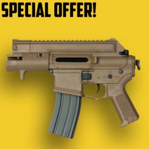 ARES Amoeba M4 Baby AEG (Electric Firing Control Gearbox) (Tan)