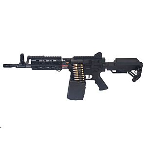 Golden Eagle MCR LMG AEG with Drum Mag -  M (2600 Rnds - Sound Control - F6671)