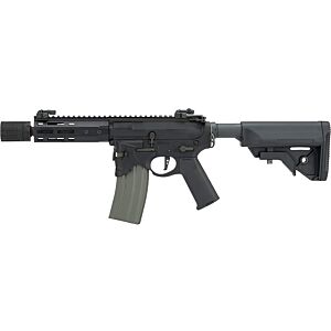 Ares x Sharps Bros. M4 Octarms M-Lok Rail with OverThrow Lower Receiver (S - Black - M4-SB-OT-S-BK)
