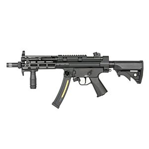 Cyma Platinum CM041H SMG-5 AEG with M-LOK handguard and retractable stock, black