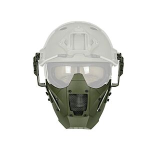 Big Foot Tactical JF Mesh Mask (AF Helmet Fit - OD)