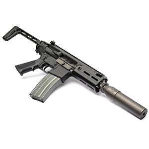 AA/APFG MCX Rattler SOCOME PDW Style Gas Blowback Rifle (Black)