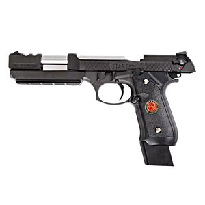WE Samurai Edge Bio Hazard M9 Gasblowback Pistol (Extended Mag. And Compensator)
