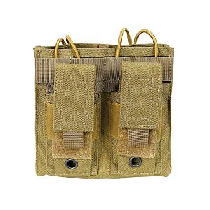 Big Foot Magazine Pouch (Open Top - Double - Tan)