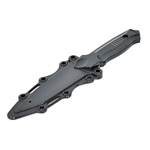 Rubber Knife with Hard Holster (Black)