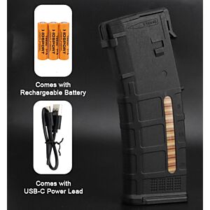 Big Foot PMAC Model Power Bank (18650 Rechargeable Battery Included - Black)