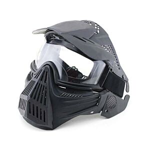 Big Foot Tactical Full Face Protection with Nylon Eye Protection (Re-Enforced) (Black)