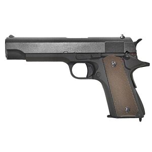Cyma CM123 1911 AEP Pistol (electric) classic sidearm in black finish