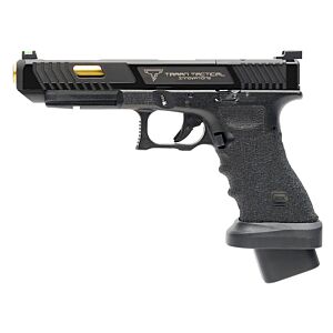 Glock x TTI G34 MOS Combat Master JW2 Gas Blowback Pistol by GHK/EMG (Steel Slide)