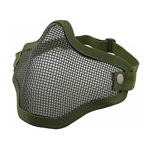 Big Foot V1 Strike Steel Half Face Mask (One Belt Version) (OD)