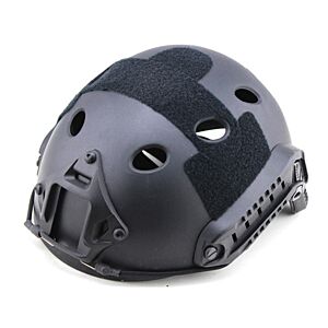 BIG FOOT - FAST HELMET - (PJ TYPE - ROUND HOLE - PRO.) (BLACK)