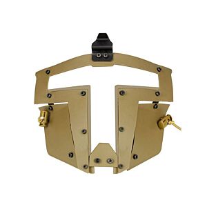 Big Foot Spartan Clear Glass Face Mask (Tan)