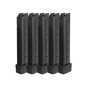 Arrow Dynamic Arms A9 AEG SMG Magazine (5pcs Box Set - Long - 110 Rounds - Black - Ares - MAG-B-A9-L)