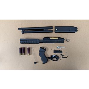 Golden Eagle M870 Breacher Tri-Shot Gas Pump Action Shotgun (Short - Black - M8881 - V2)