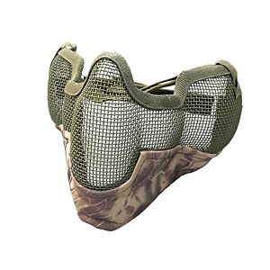 ACM V2 Strike Steel Full Face Mask (Covers up to the Ear - Green/Camo)