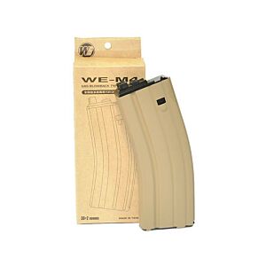 WE 30rds GBB M4/ SCAR NEW Gen.2 Magazine (TAN) (MAG-WE-72020)