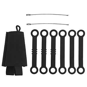 Big Foot - Glow Stick Tactical Pouch and Quick Release Tabs (Black)