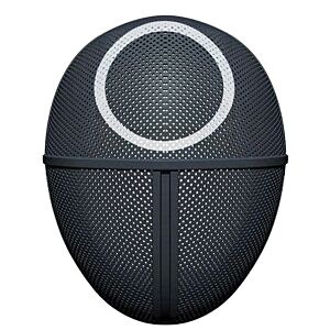 ACM Squid TV drama Guard Face Mask (CIRCLE - Hard Black Mask)