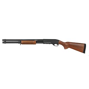 S&T M870 Spring Pump Action Shotgun - Long, Real Wood (STSPG06S)