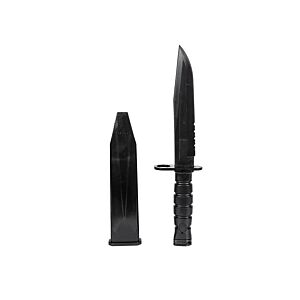 CCCP M4 Rubber Knife with Blade Case and Straps (Black)