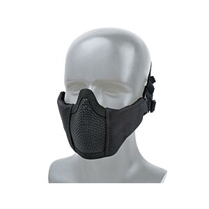 Big Foot Steel Half Face Mesh Mask (Kids/Mini Version - Black)